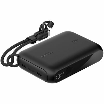 BOOSTCHARGE POWER BANK 10K W/ DISPLAY BLK