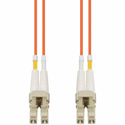 AddOn 30m LC to LC Orange OM4 Duplex OFNR (Riser-Rated) Fiber Patch Cable