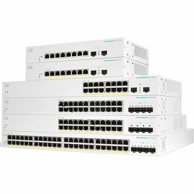 CBS220 SMART 24-PORT GE, POE, 4X10G SFP+ REMANUFACTURED