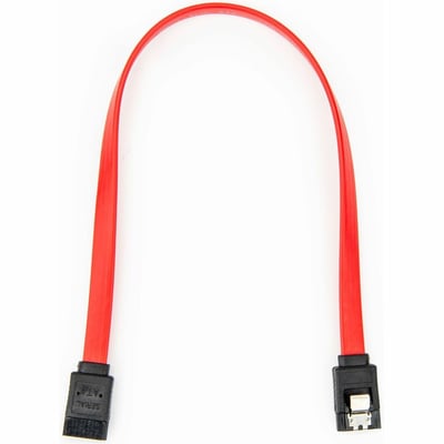 12IN LATCHING SATA CONNECTORS 7-PIN DATA RECEPTACLES - M/M - RED