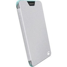 Krusell Boden Carrying Case (Flip) Smartphone - Baby Blue, Transparent