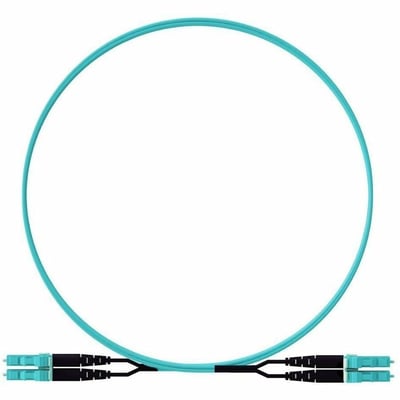 OM4+ 2F LC DUP AQUA-AQ STD POL