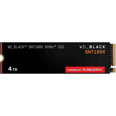 WD BLACK 4TB SN7100X NVME SSD BUILT
