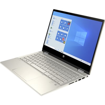 HP Pavilion x360 14-dw1077nr 14" Touchscreen Convertible 2 in 1 Notebook - Full HD - Intel Core i5 11th Gen i5-1135G7 - 8 GB - 256 GB SSD - English Keyboard - Warm Gold