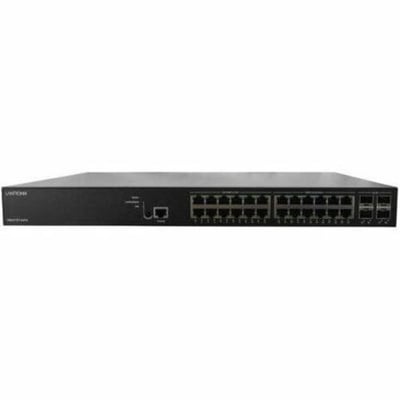 MANAGED POE++ SWITCH WITH (12) 10/100/1000BASE-T PORTS + (12) 100M