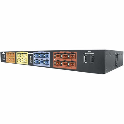 Middle Atlantic DC Multi-Mount Universal DC 125W 5V Power Distribution Unit - For Small to Medium Devices