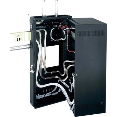 Middle Atlantic DWR 21RU Pivoting Wall Mounted Rack - 22in Depth Wall Mounted Cabinet