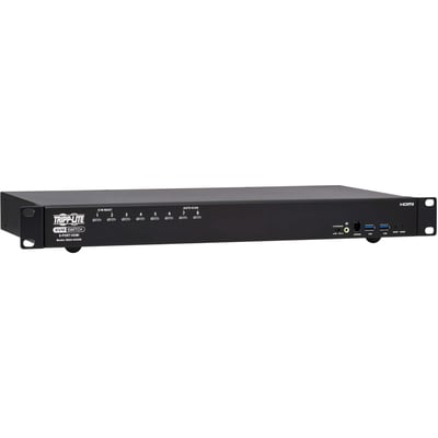Tripp Lite by Eaton 8-Port 4K HDMI/USB KVM Switch - 4K 60 Hz Video/Audio, USB Peripheral Sharing, 1U Rack-Mount