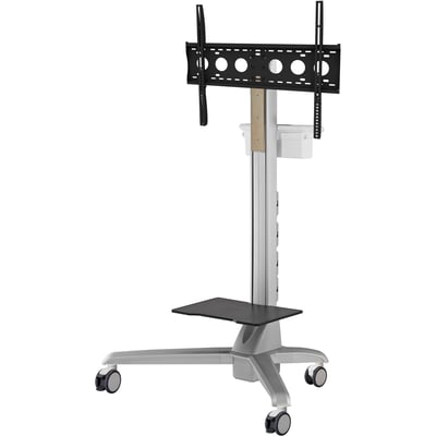 POWERED LIFT MOBILE MEDIA CART FOR SCREENS UP TO 80KG MAX WEIGHT