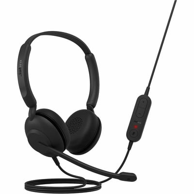JABRA EVOLVE 10 STEREO USB-A LEATHERETTES BLK