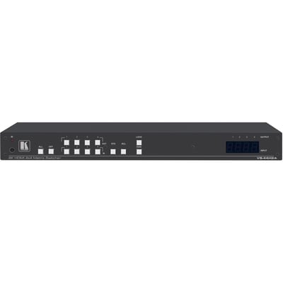 Kramer VS-44H2A 4x4 4K HDR HDMI 2.0 HDCP 2.2 Matrix Switcher with Audio De-embedding