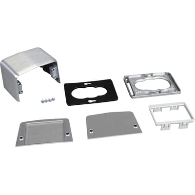 Wiremold 525 Series Four-Piece Communication Service Fitting