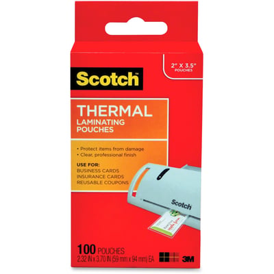 THERMAL POUCHES, BUSINESS CARD