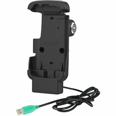RAM Mounts Locking Form-Fit Powered Dock for Zebra TC22 & TC27 without Boot