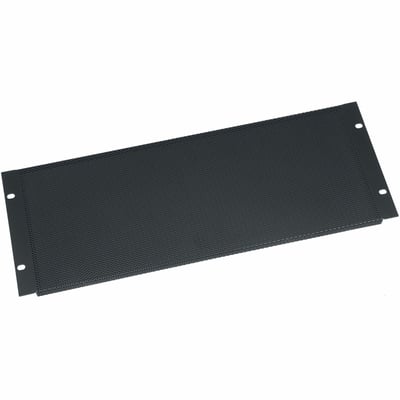 Middle Atlantic VTF Series 4RU Flanged Rack Vent Blank Panel - Perforated with 25% Open Area