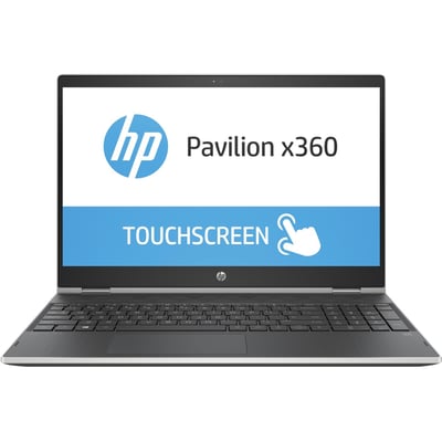 HP Pavilion x360 15-cr0000 15-cr0077nr 15.6" Touchscreen Convertible 2 in 1 Notebook - Intel Core i5 8th Gen i5-8250U - 8 GB - 256 GB SSD - English (US) Keyboard - Natural Silver, Ash Silver