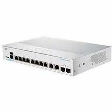 CBS250 SMART 8-PORT GE, EXT PS, 2X1G COMBO REMANUFACTURED