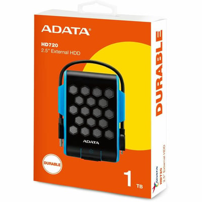 Adata HD720 AHD720-1TU31-CBL 1 TB Portable Hard Drive - External - Blue