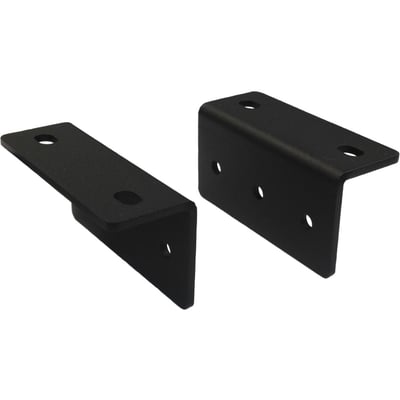 Vaddio Undermount Brackets - For 1/2 Rack Unit Devices - Black