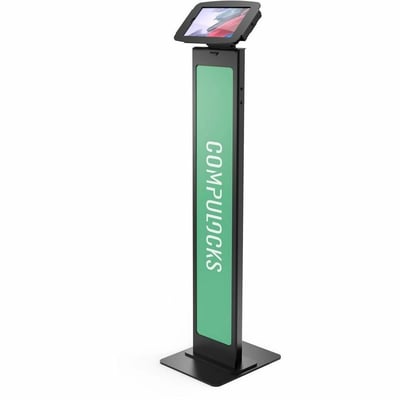 GALAXY TAB A7 LITE 8.7IN SPACE ENCLOSURE BRANDABLE FLOOR STAND BLACK