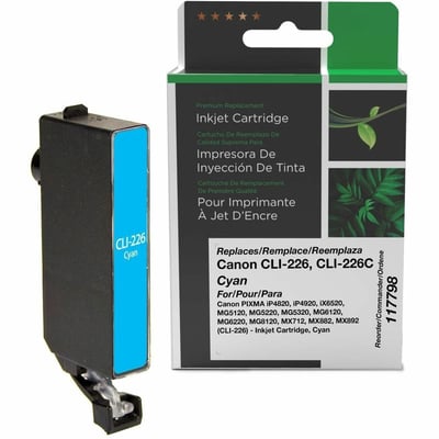 Clover Imaging Remanufactured Cyan Ink Cartridge for Canon CLI-226 (4547B001)