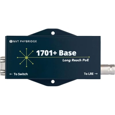 1701+ BASE; LONG REACH POE++ EOC EXTENDER WHEN PAIRED WITH NV-EC1701PLS-LK (50 W
