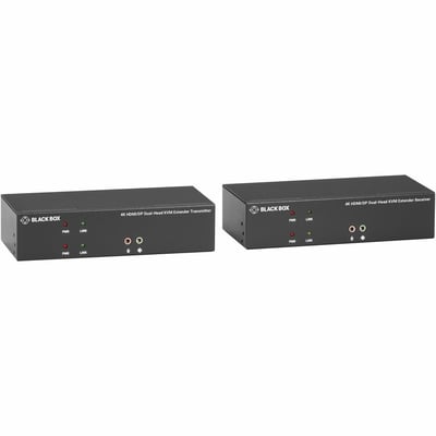 KVM EXTENDER KIT FIBER BUNDLE - DUAL-MONITOR, HDMI/DISPLAYPORT 4K30, USB 2.0, AU