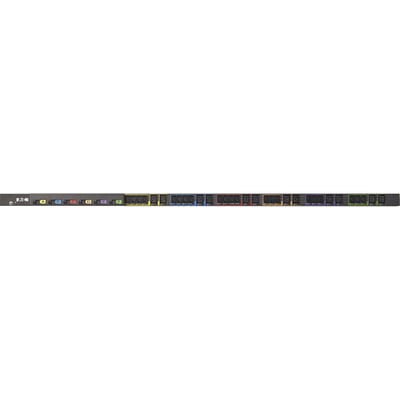 Eaton Basic rack PDU, 0U, 309-460P9 input, 17.3 kW max, 200-240V, 45A, 6 ft cord, Three-phase, Outlets: (21) C13 Outlet grip, (12) C19 Outlet grip