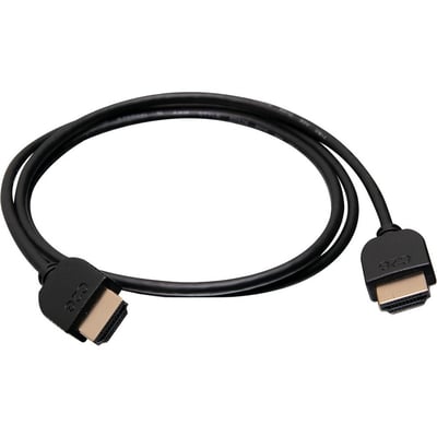 C2G Core Series 6ft High Speed HDMI Cable with Ethernet - 4K HDMI Cable - HDMI 2.0 - 4K 60Hz - 2 Pack