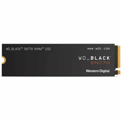 WD Black SN770 WDS100T3X0E-00B3N0 1 TB Solid State Drive - M.2 2280 Internal - PCI Express NVMe (PCI Express NVMe 4.0 x4)