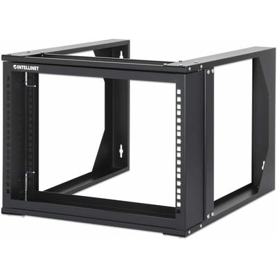 19 IN. WALL MOUNT 2-POST OPEN FRAME NETWORK RACK, 6U