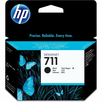 HP 711 Original Inkjet Ink Cartridge - Black - 1 Each