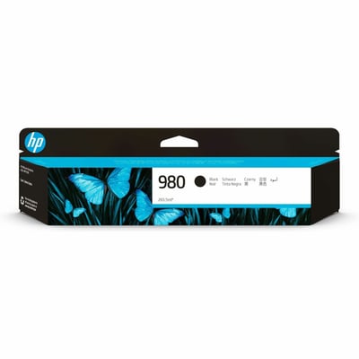HP 980 (D8J10A) Original Inkjet Ink Cartridge - Single Pack - Black - 1 Each