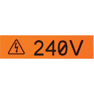 P1 CASS TAPE VINYL 0.50INX25FT YLW BLK