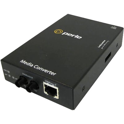 Perle S-100-M2ST2 Fast Ethernet Stand-Alone Media Converter