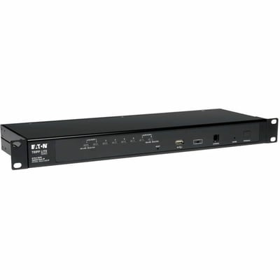 Tripp Lite by Eaton 8-Port Rackmount KVM Switch w/ Built in IP and On Screen Display 1U