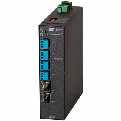 10BASE-TL1 SPE SWITCH 4X3-PIN 1 00/1G 2XSFP -40 TO 75C 2XDC PWR