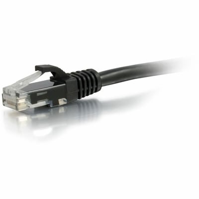 Quiktron Q-Series Patch Cords, Cat5e, Booted, Black, 15 ft