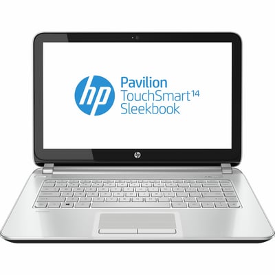 HP Pavilion TouchSmart 14-f000 14-f021nr 14" Touchscreen Notebook - HD - AMD A-Series A4-5000 - 4 GB - 640 GB HDD - Anodized Silver