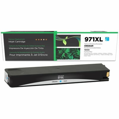 Clover Imaging Remanufactured High Yield Cyan Ink Cartridge for HP 971XL (CN626AM)