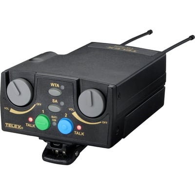 UHF BELTPACK, 2CH, BAND FD, 4M HEADSET