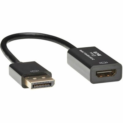 Tripp Lite by Eaton DisplayPort to HDMI 4K Active Adapter Video Converter DP Ver 1.2 HDCP 4K 30Hz (M/F) 6-in. (15.24 cm)