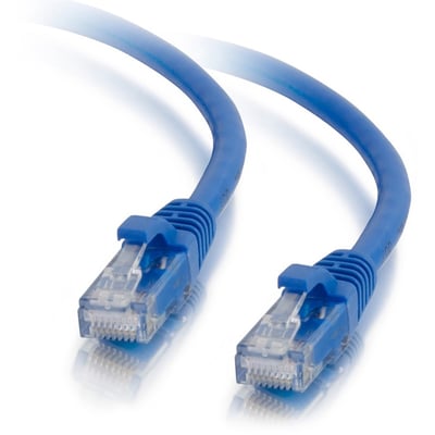 1FT CAT5E BLUE UTP PATCH MOLDED SNAGLESS