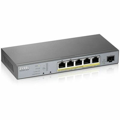 ZYXEL 5-port GbE Smart Managed PoE Switch with GbE Uplink