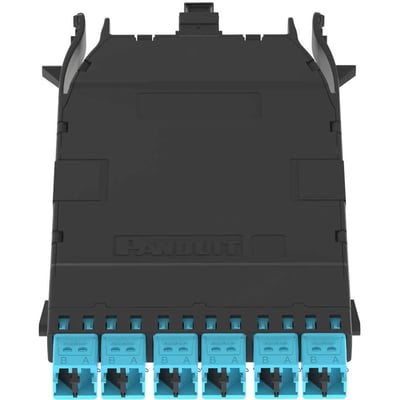Panduit HD Flex MPO-LC Cassette, OM3, 12 Fiber, Universal