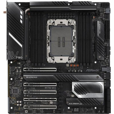 4 PCIE 5.0 X16, DUAL MARVELL AQUANTIA 10 GBE AND INTEL I225LM 2.5 GBE LAN, 2 USB