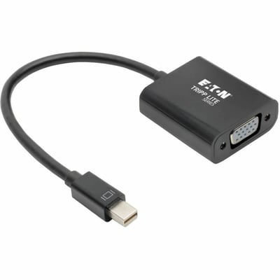Tripp Lite by Eaton Keyspan Mini DisplayPort to Active VGA Adapter Video Converter DP1.2 (M/F) Black 6-in. (15.24 cm)