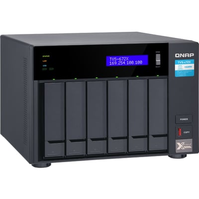 QNAP TVS-672X-i3-8G SAN/NAS Storage System