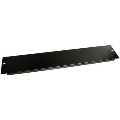 StarTech.com Blanking Panel " 2U " 19in " Steel " Black " Blank Rack Panel " Filler Panel " Rack Mount Panel " Rack