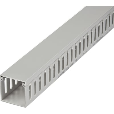 StarTech.com Cable Management Raceway with Cover 2"(50mm)W x 2"(50mm)H, 6.5ft(2m) length, 3/8"(8mm) Slots, Wall Wire Duct, UL Listed